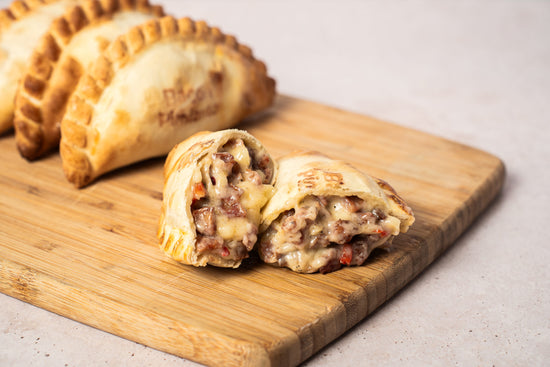 Empanadas – Confezione FAMIGLIA cartone da 30 pezzi (empanada de bacon e cheddar)