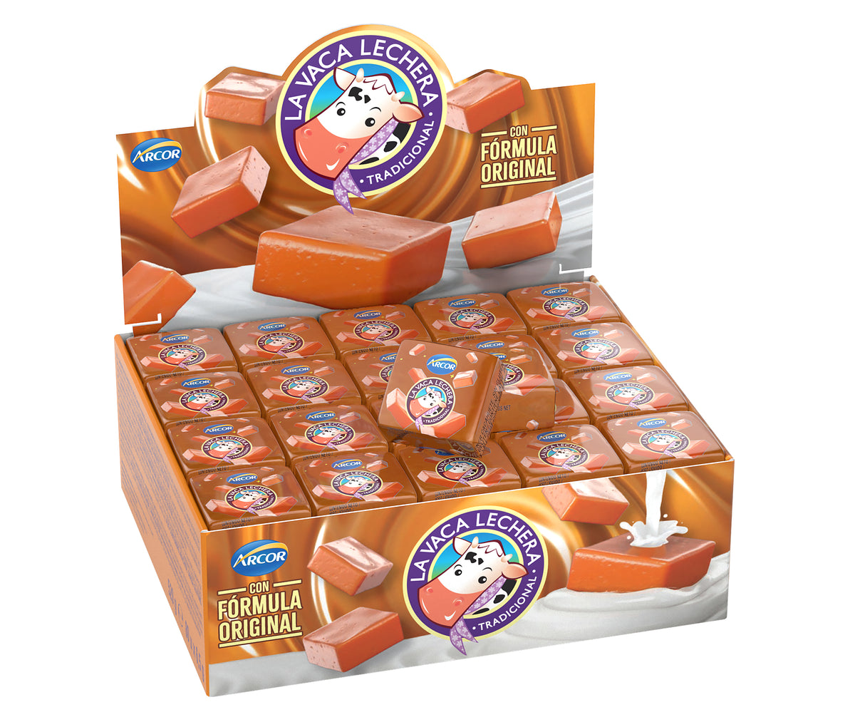 "Nuovo Caramelo" "Vaca Lechera" ARCOR x 80 unidades (el original)