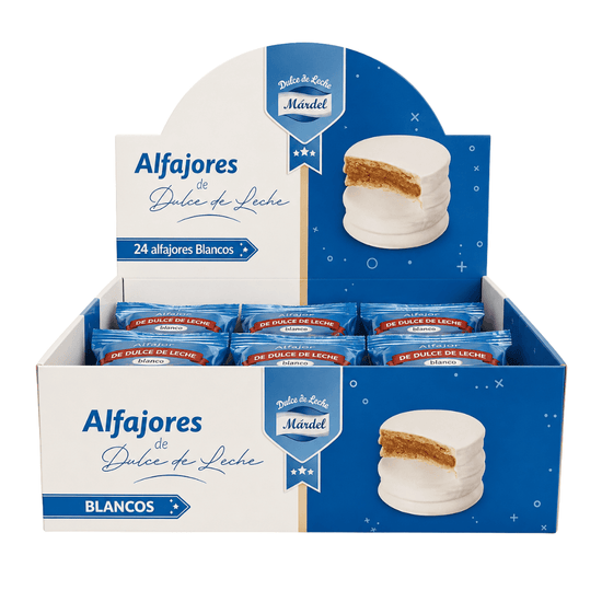 Alfajor MARDEL blanco display x 24u.