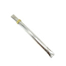 Bombilla Chata Curva - Acero Inoxidable - 17 cm