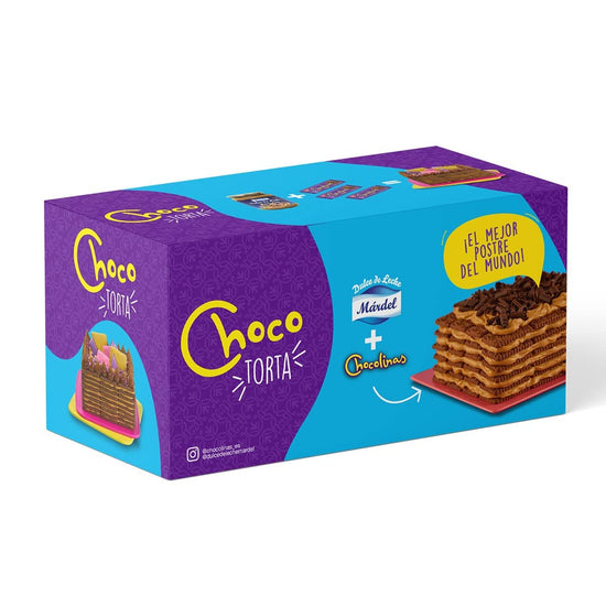 kit per Chocotorta (3 paq. di chocolinas + 1 dulce de leche Mardel 450 gr)