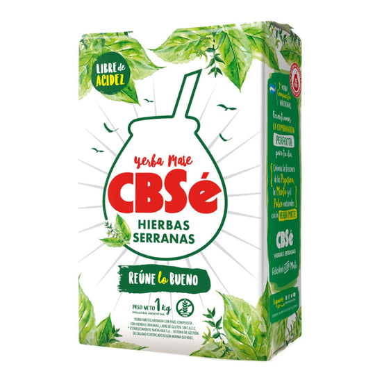 Yerba Mate CBSé Hierbas Serranas x 1kg.
