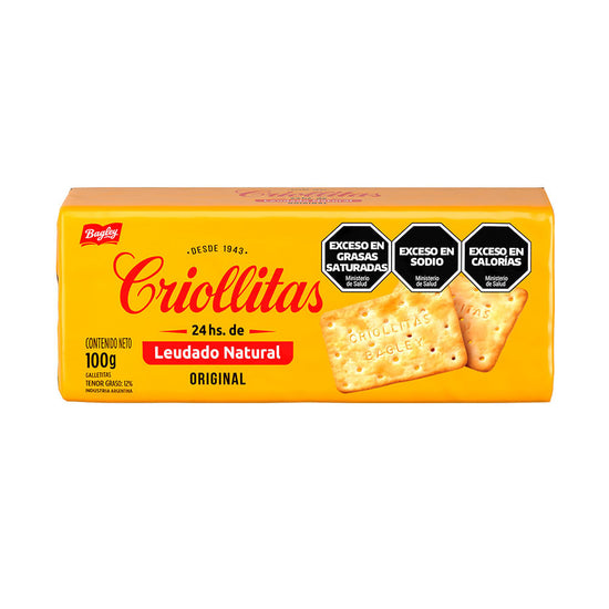 Galletas CRIOLLITAS x 100 gr