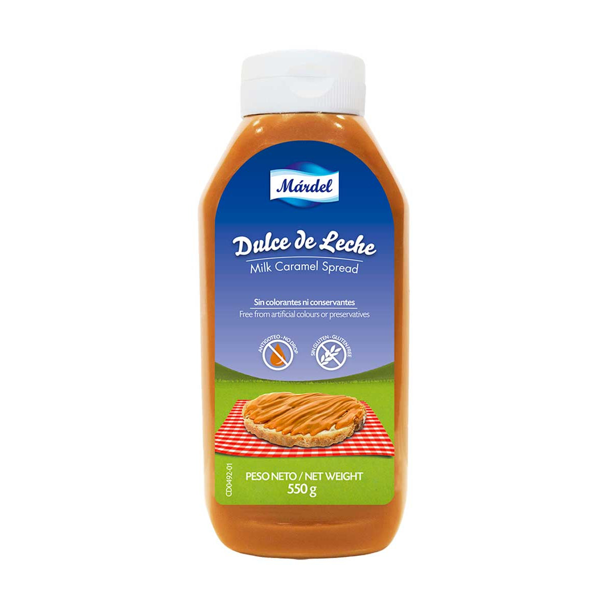MARDEL - Topping Dulce de leche - 550gr