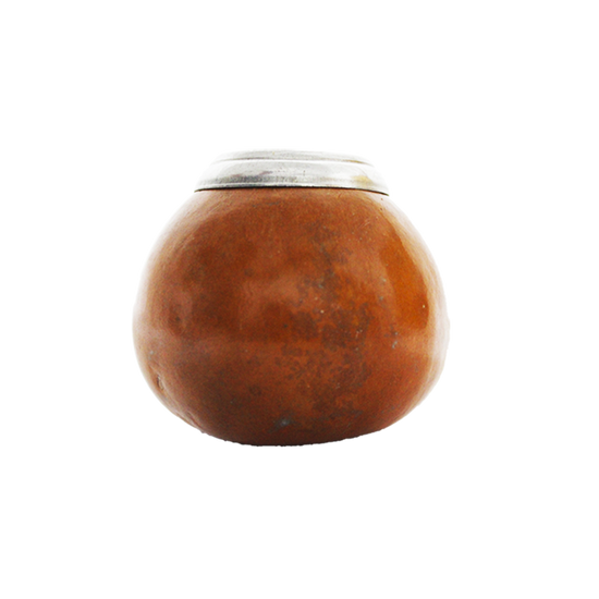 Mate calabaza "Boca Grande" con virola inox
